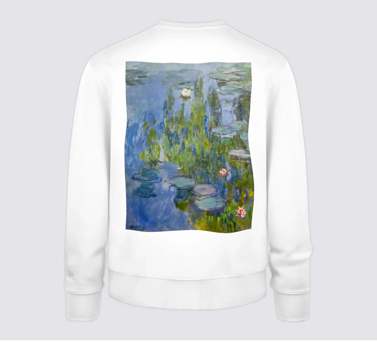 Quadro di ninfee in stile Monet felpa da Art in Color