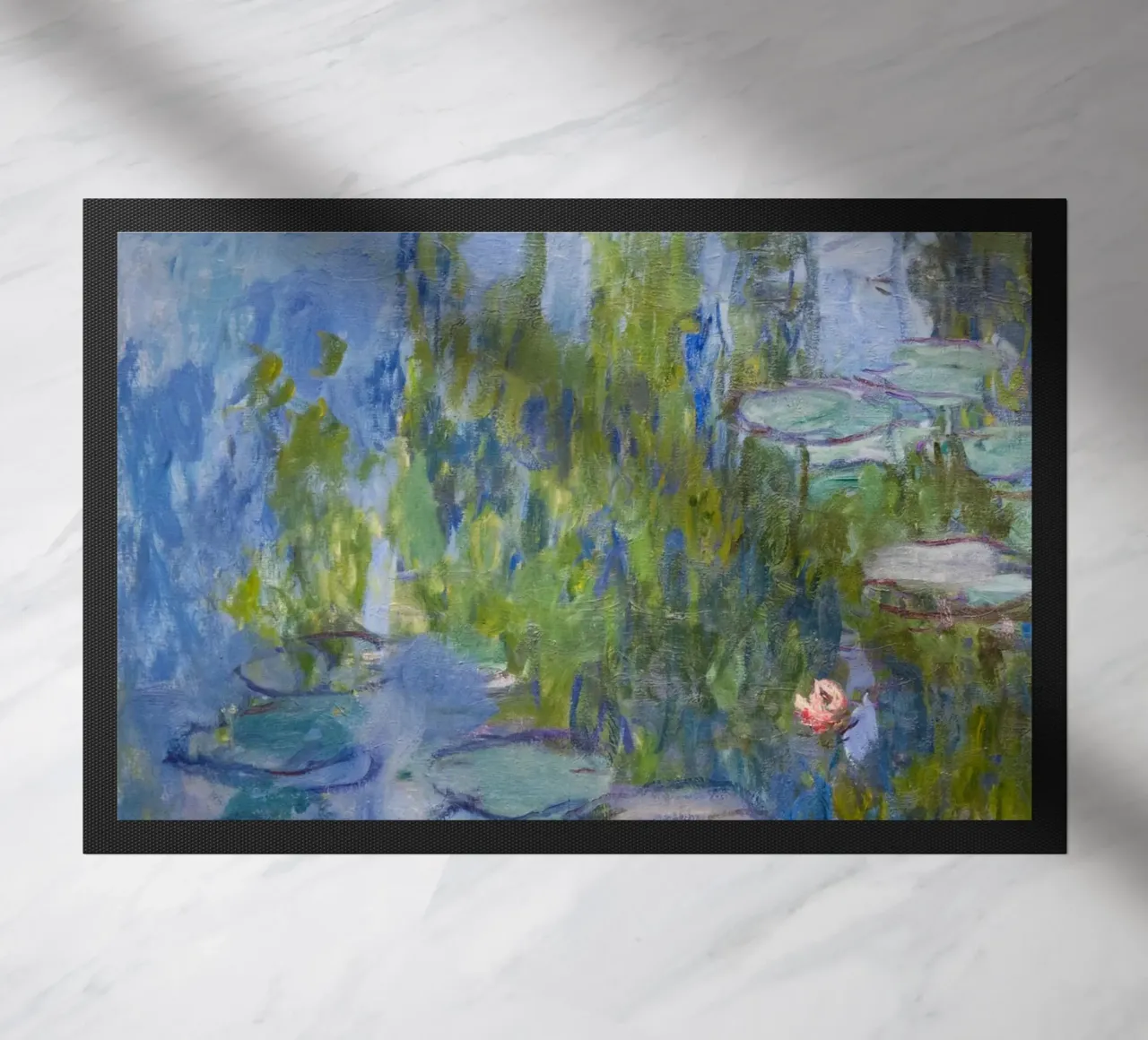 Quadro di ninfee in stile Monet zerbino da Art in Color
