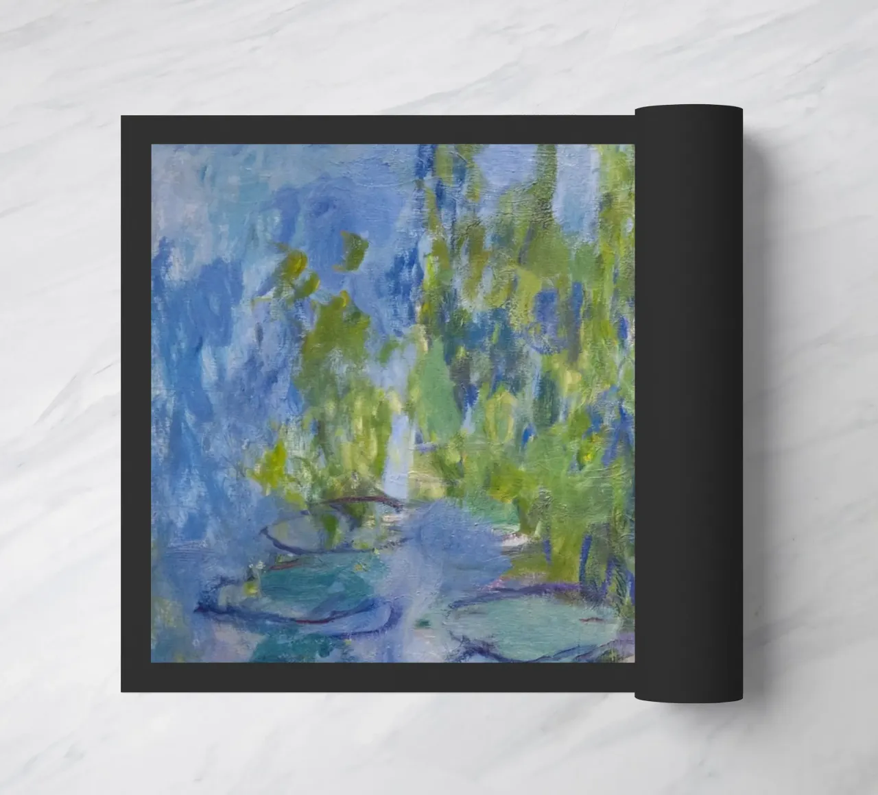 Quadro di ninfee in stile Monet zerbino da Art in Color