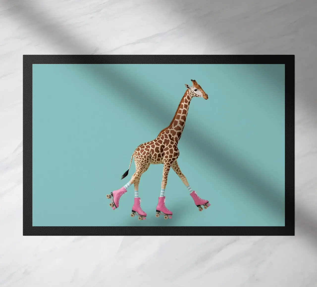 Giraffa a rullo zerbino da Doodle Dreams Art