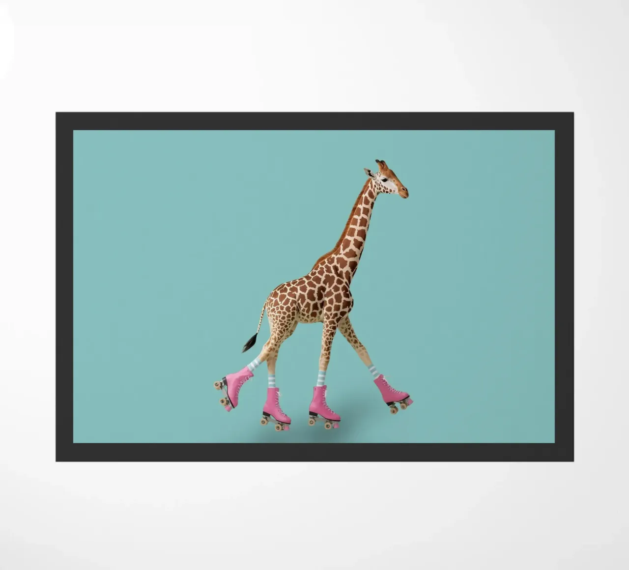 Giraffa a rullo zerbino da Doodle Dreams Art
