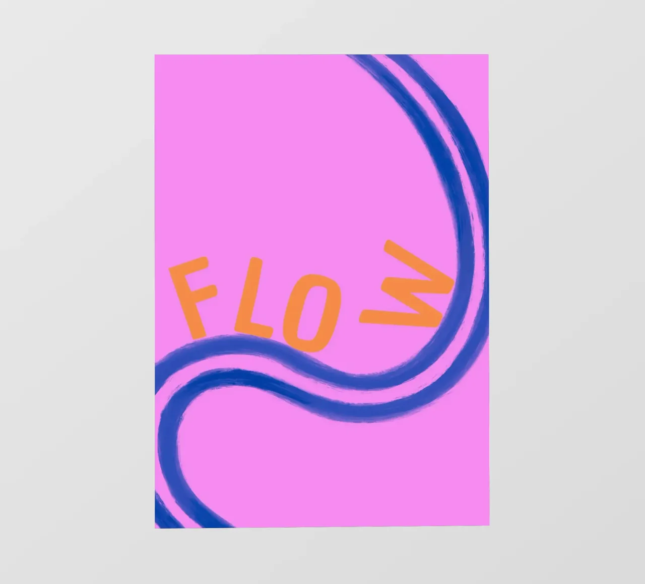 Flowy fotobehang van Tabea Jule