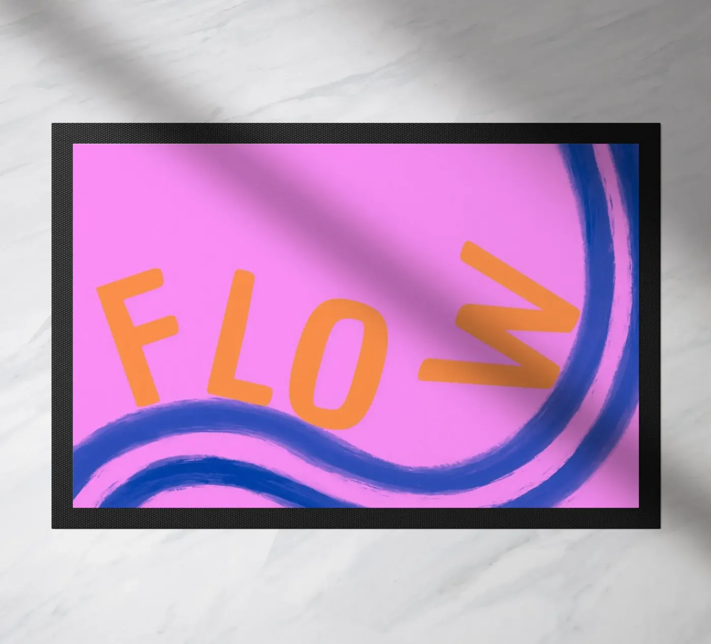 Flowy deurmat van Tabea Jule
