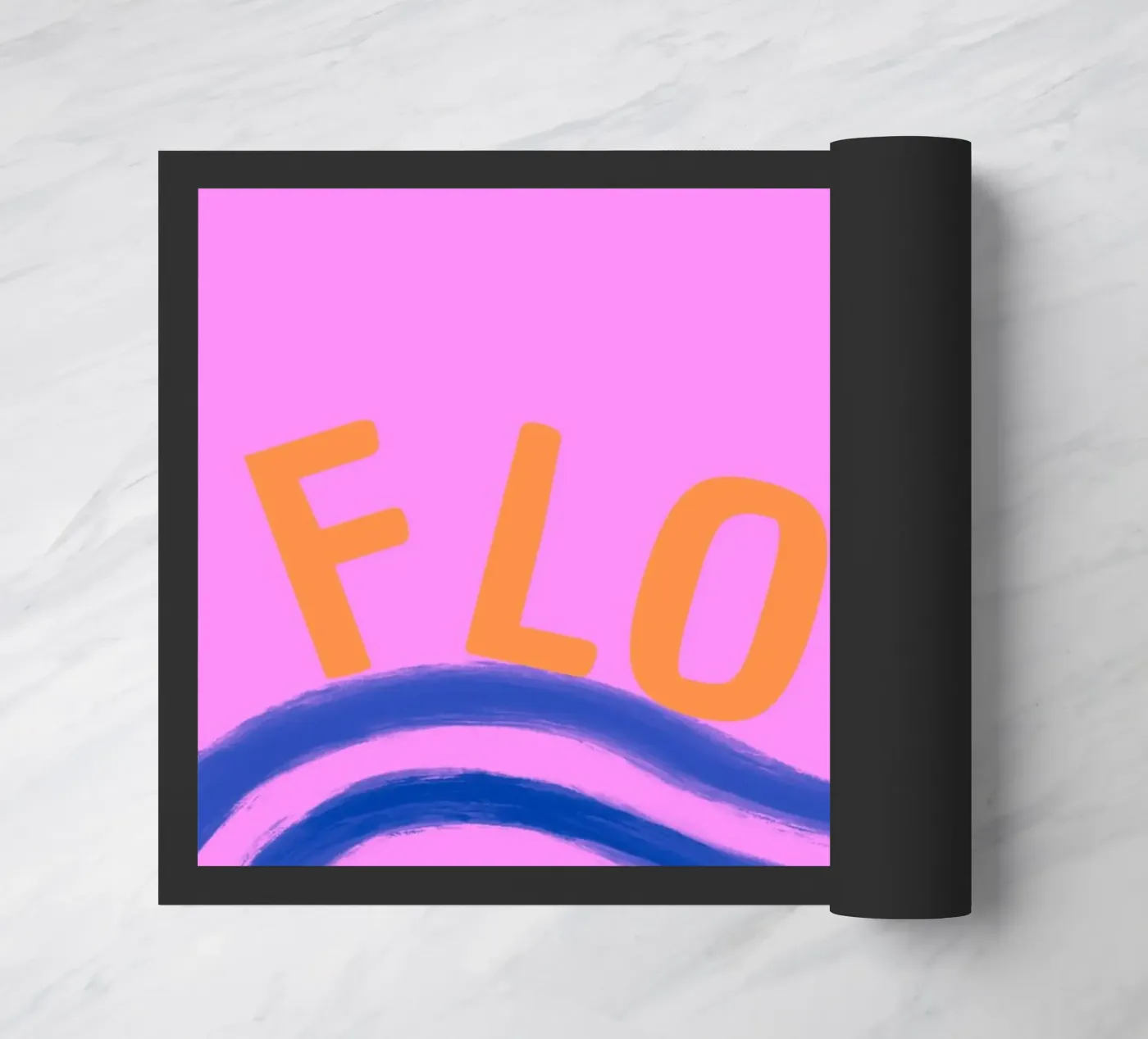 Flowy deurmat van Tabea Jule
