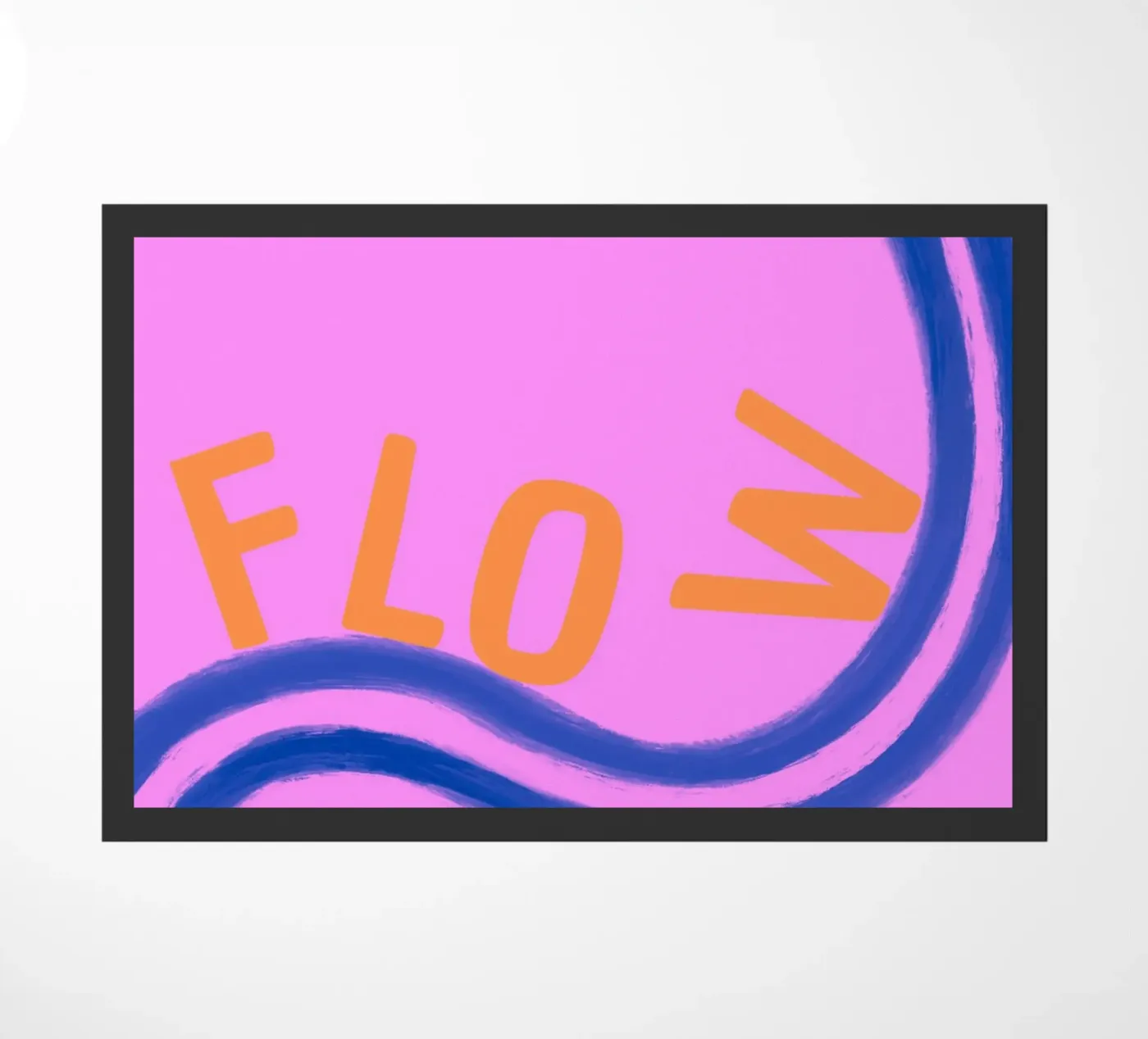 Flowy deurmat van Tabea Jule