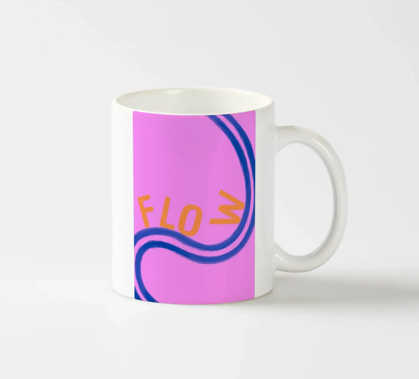 Flowy ceramic mug by Tabea Jule