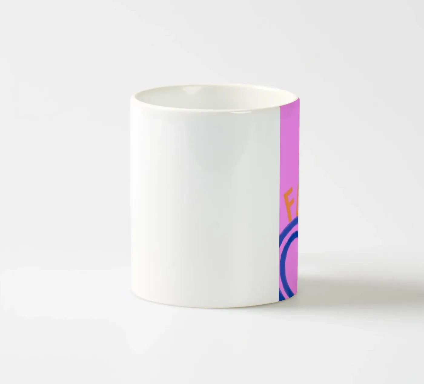 Flowy ceramic mug by Tabea Jule