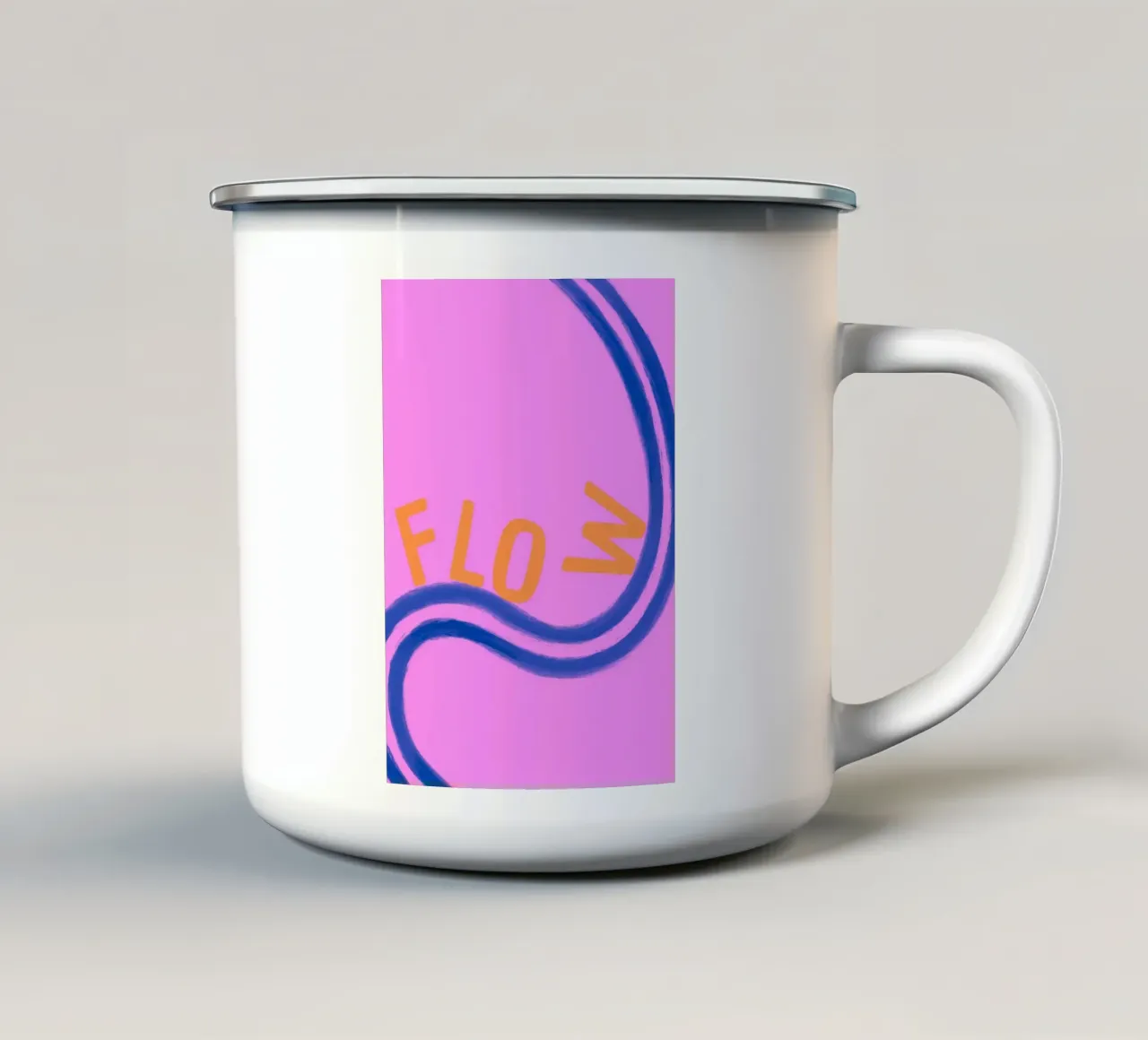 Flowy tazza in smalto da Tabea Jule