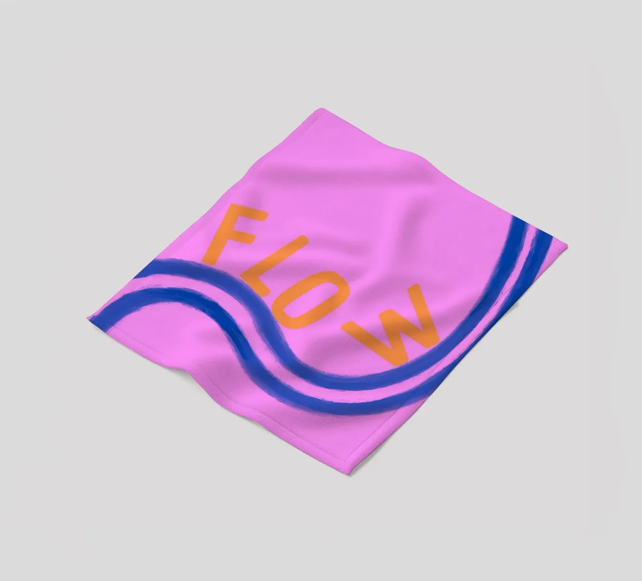 Flowy Fleecedecke von Tabea Jule