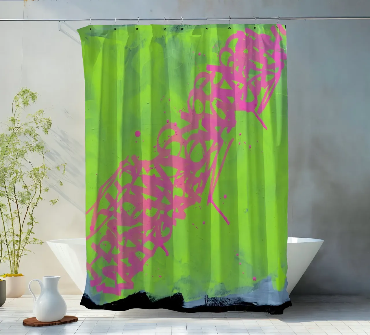 Graffito Duschvorhang von UrbanART