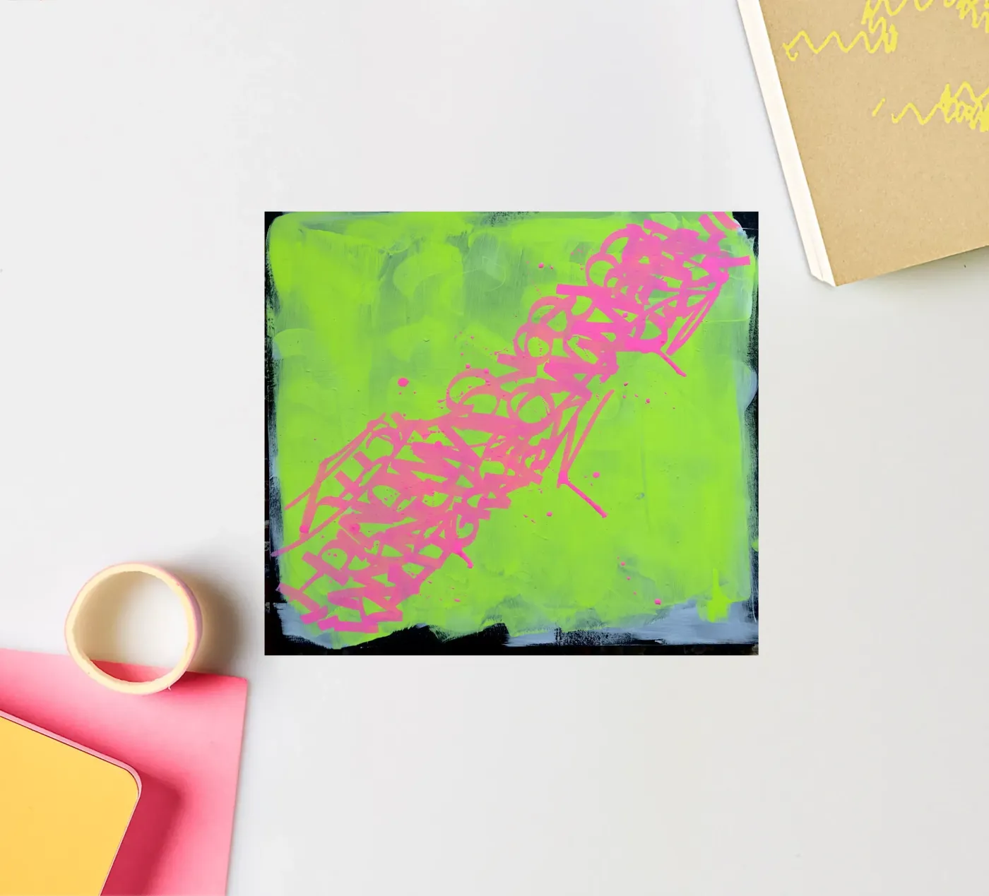 Graffito sticker van UrbanART