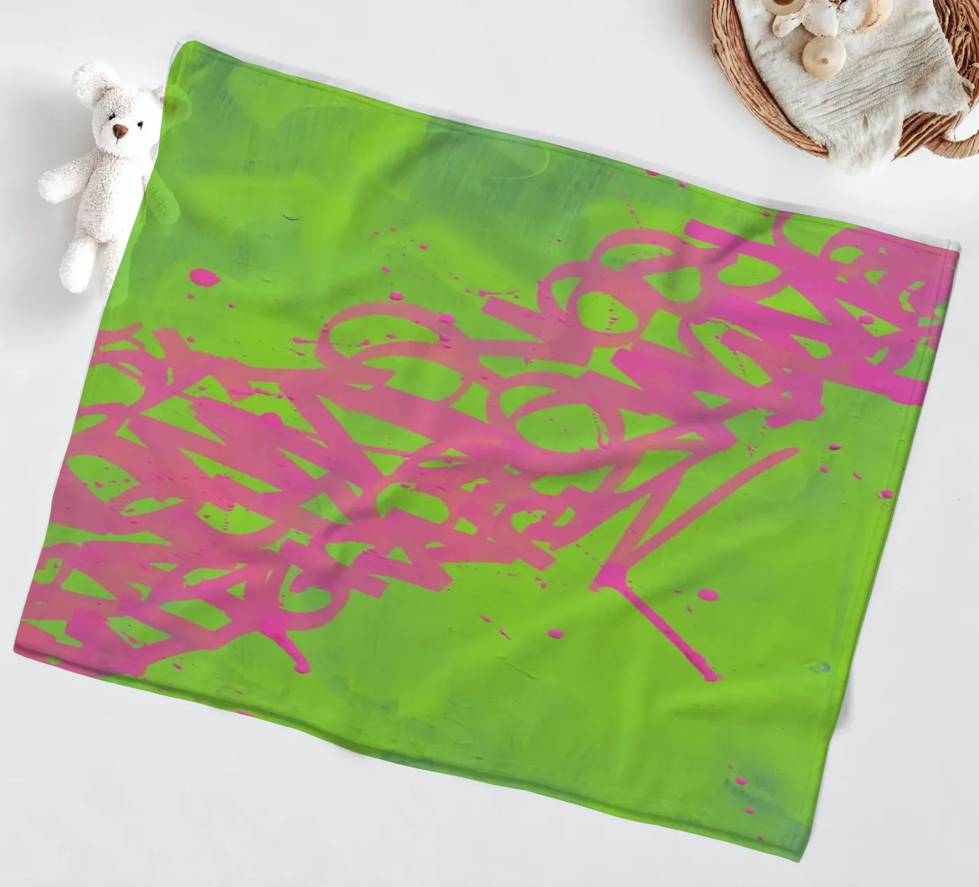 Graffito Fleecedecke von UrbanART