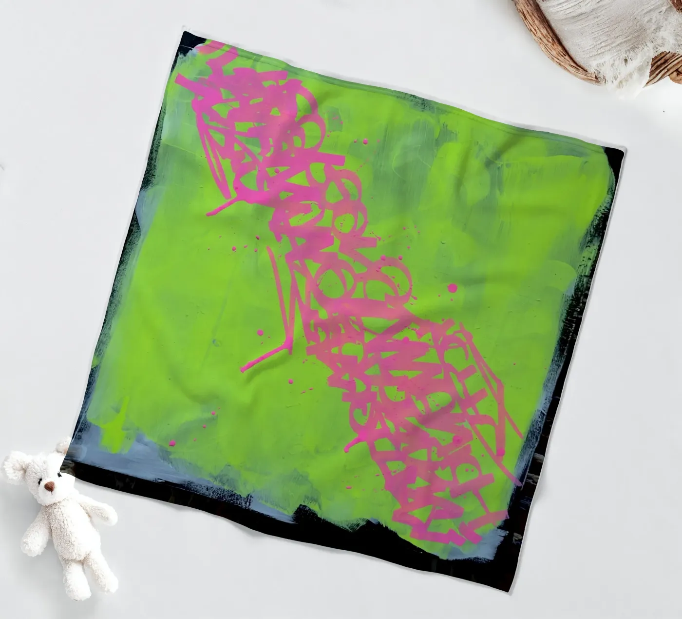 Graffito Fleecedecke von UrbanART