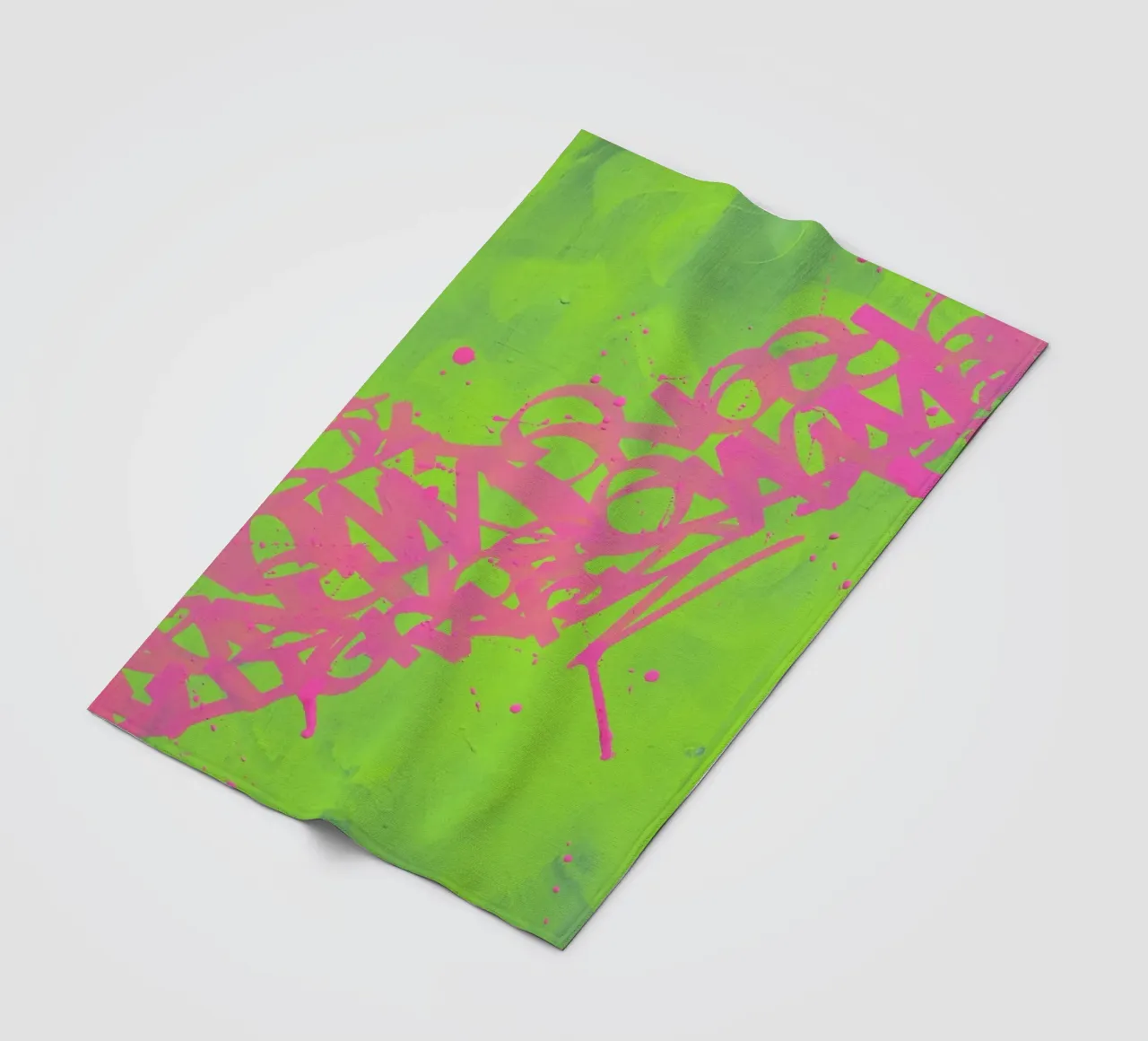 Graffito fleecedeken van UrbanART