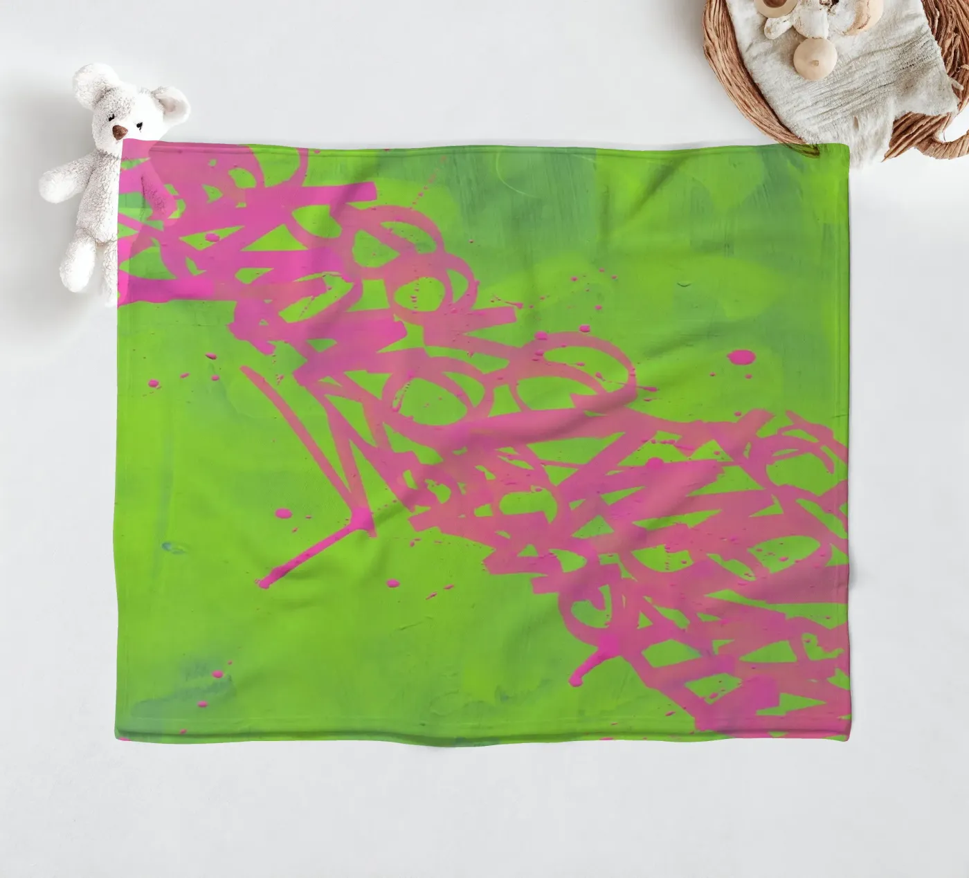 Graffito Fleecedecke von UrbanART