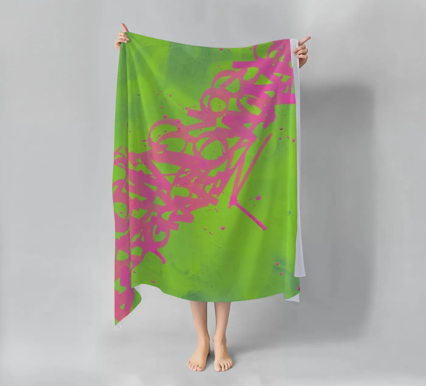 Graffito strandhanddoek van UrbanART