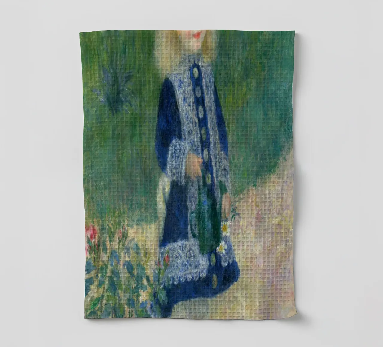 Auguste Renoir - Una ragazza con l'annaffiatoio canovaccio da cucina da Timeless Artworks