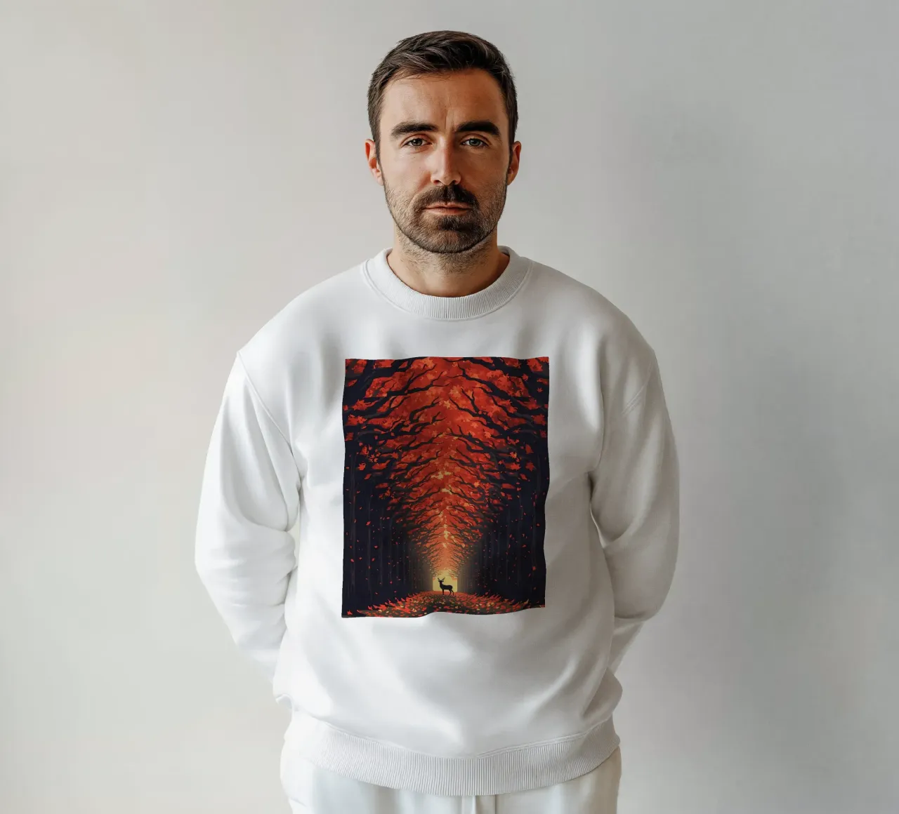 Cervi in autunno felpa da uniqe world