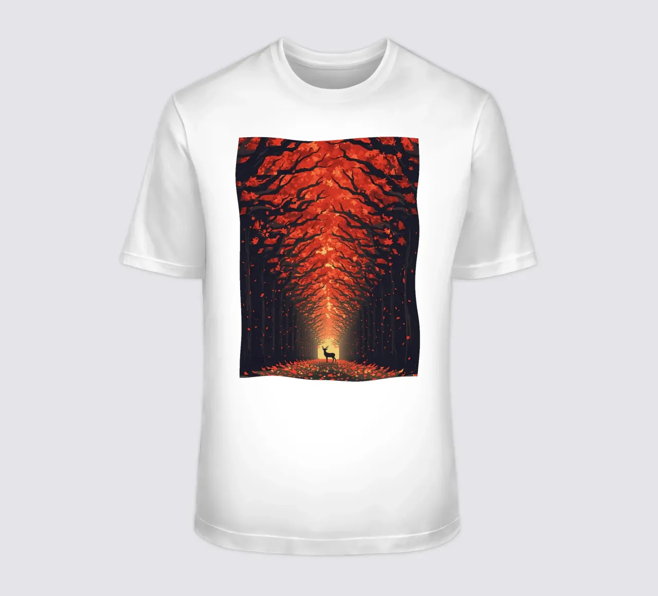 Cervi in autunno t-shirt da uniqe world