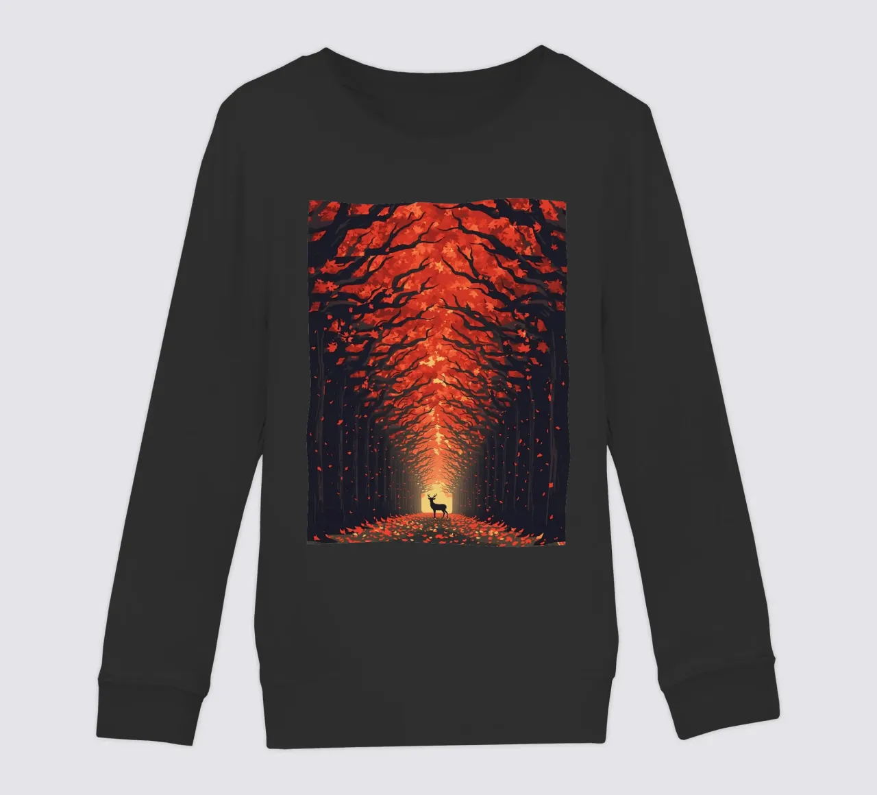 Cervi in autunno felpa bambino da uniqe world
