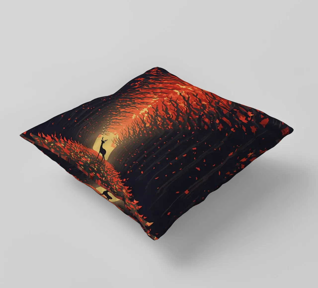 Cervi in autunno cuscino da uniqe world