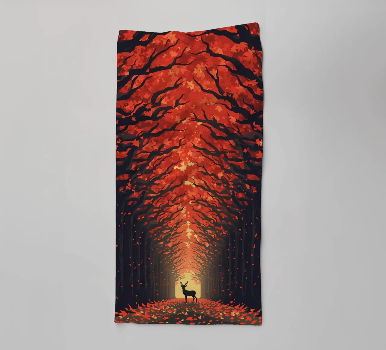 Cervi in autunno asciugamano da bagno da uniqe world
