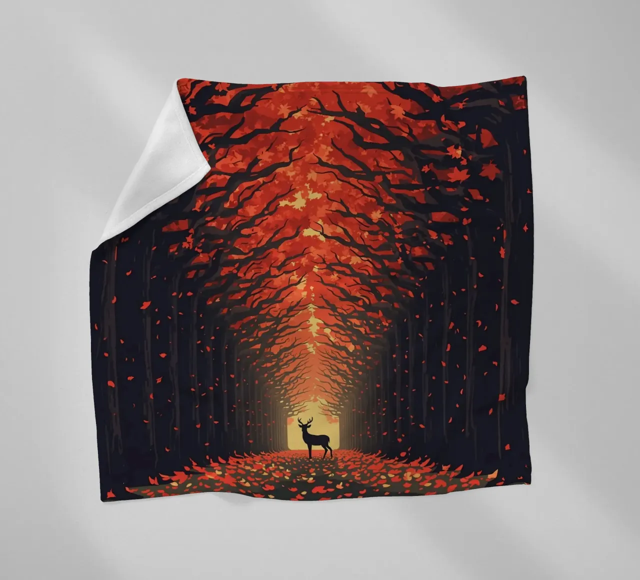 Cervi in autunno coperta in pile da uniqe world