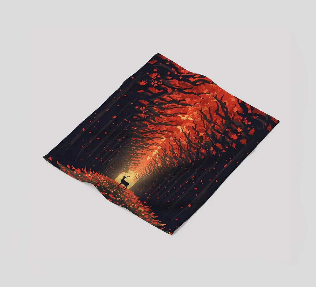 Cervi in autunno coperta in pile da uniqe world