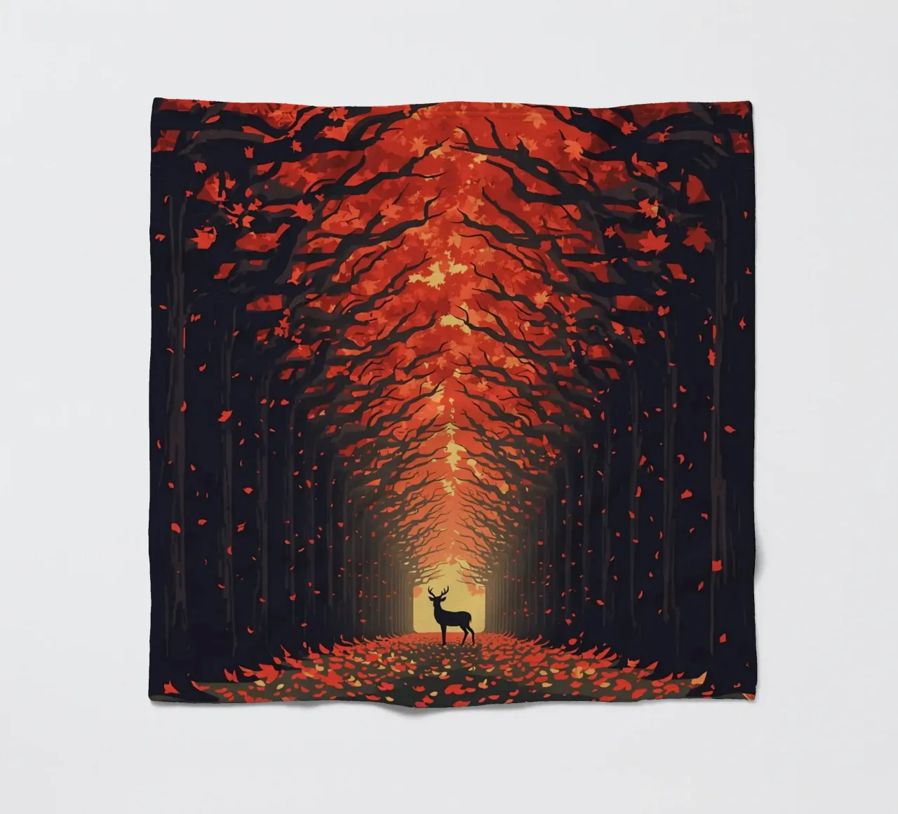 Cervi in autunno coperta in pile da uniqe world