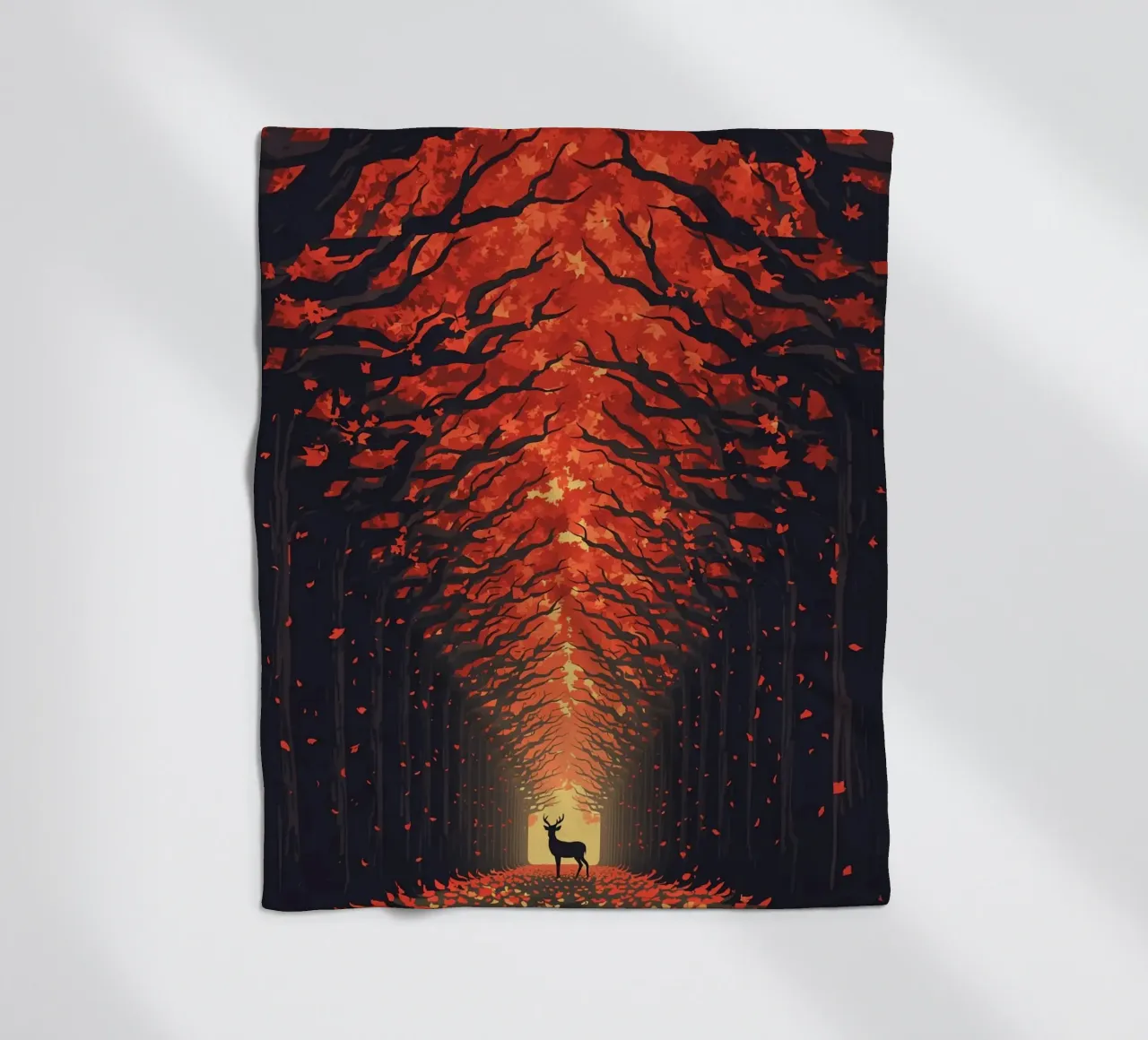 Cervi in autunno coperta in pile da uniqe world