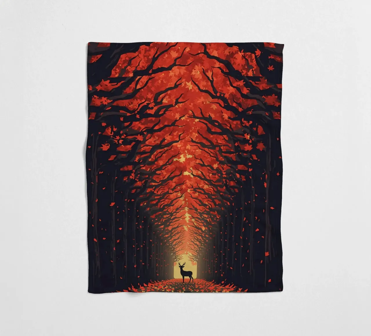 Cervi in autunno coperta in pile da uniqe world