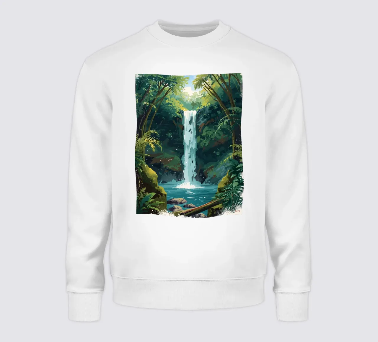 Giungla verticale a cascata felpa da uniqe world