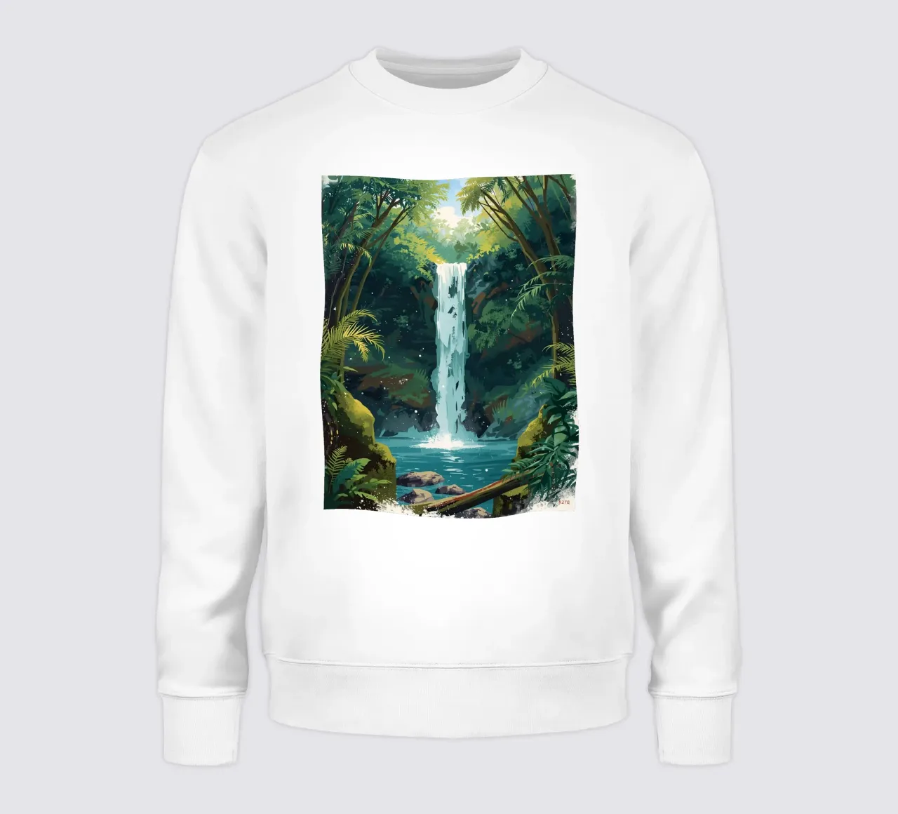 Giungla verticale a cascata felpa da uniqe world