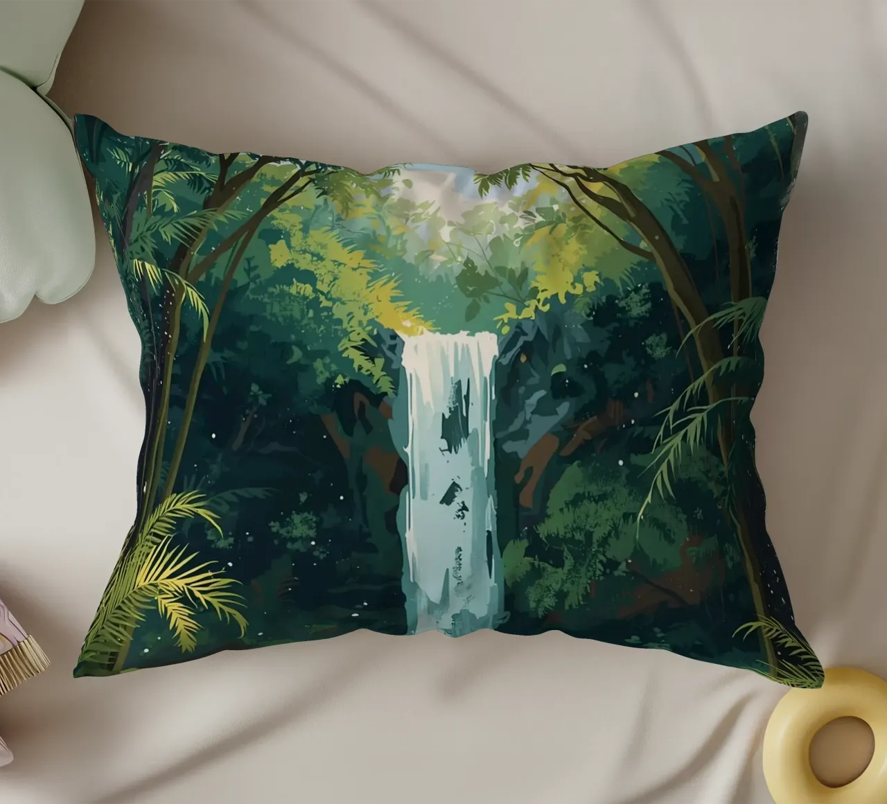 Giungla verticale a cascata cuscino da uniqe world