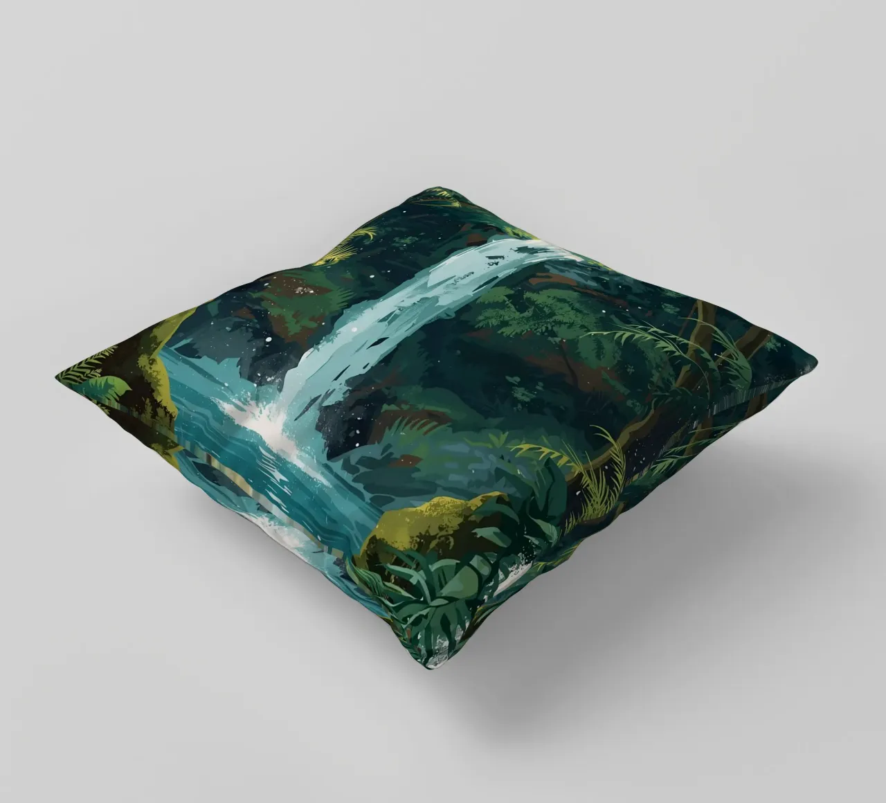 Giungla verticale a cascata cuscino da uniqe world