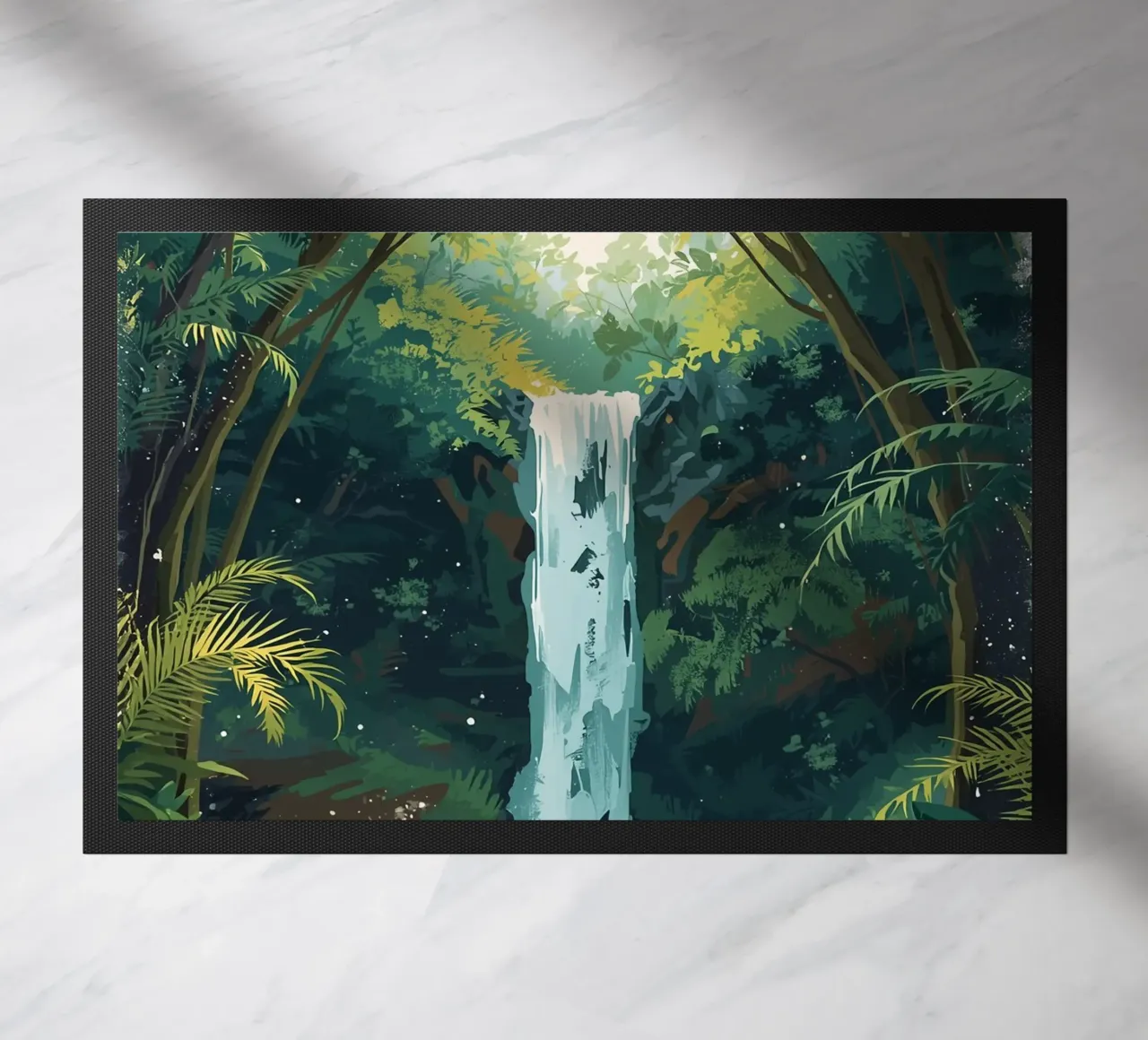 Giungla verticale a cascata zerbino da uniqe world