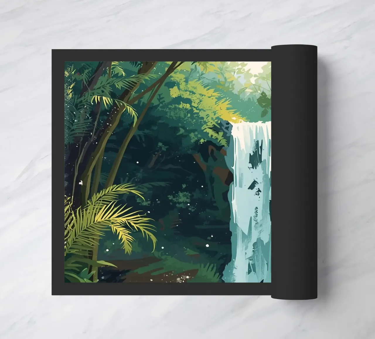 Giungla verticale a cascata zerbino da uniqe world