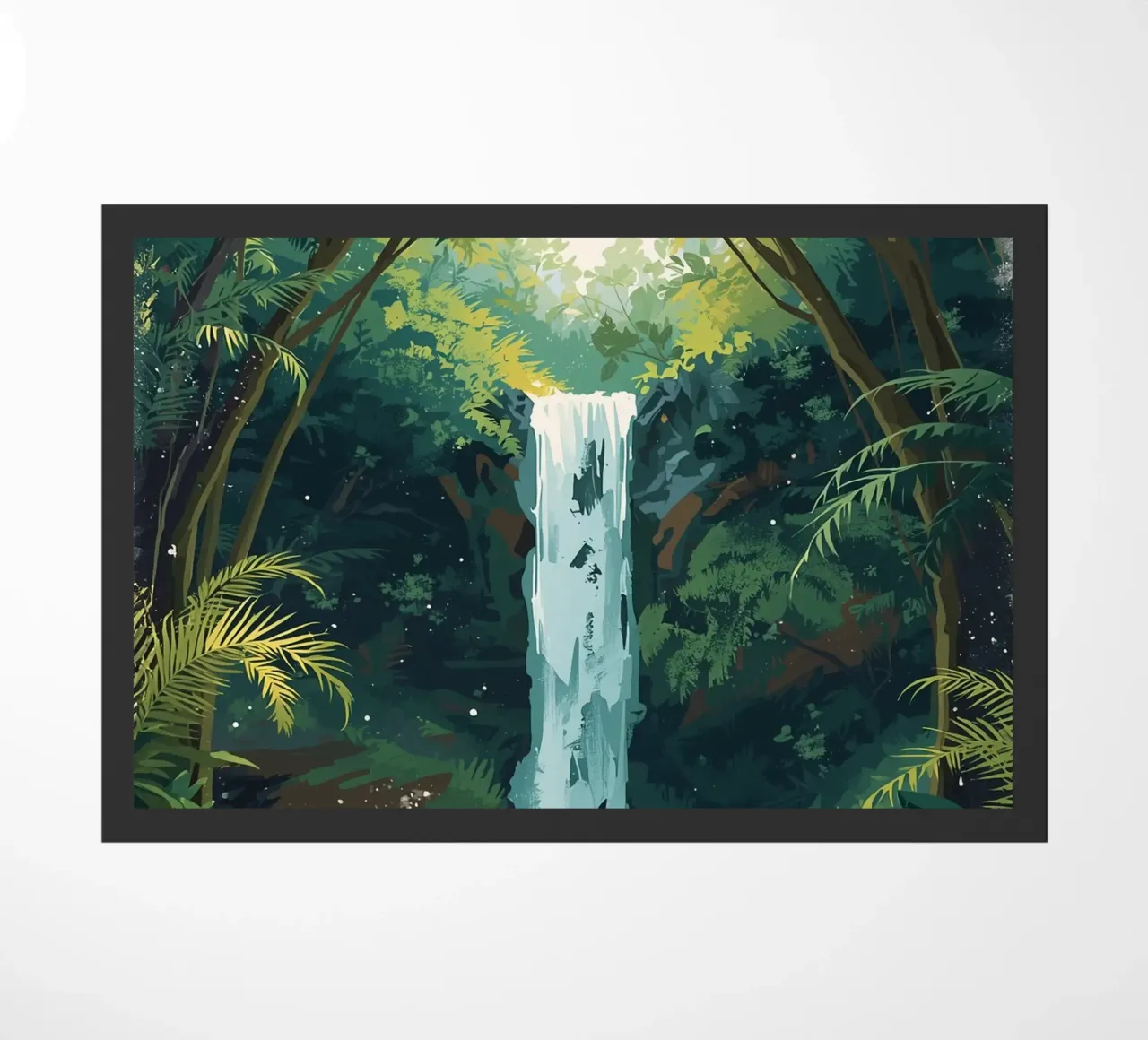 Giungla verticale a cascata zerbino da uniqe world