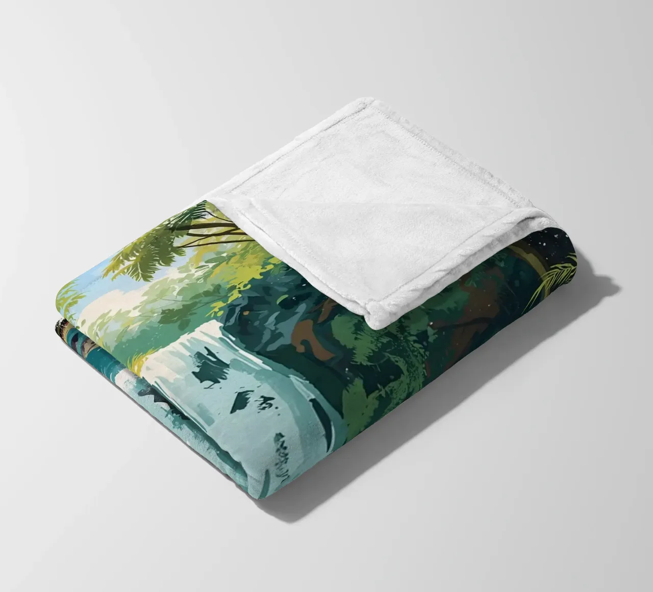 Giungla verticale a cascata coperta in pile da uniqe world