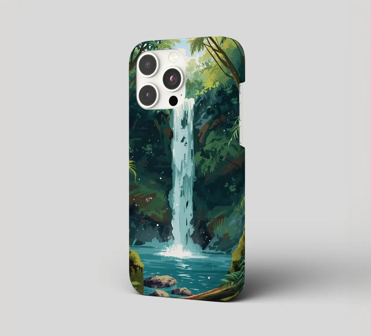 Giungla verticale a cascata cover iphone da uniqe world