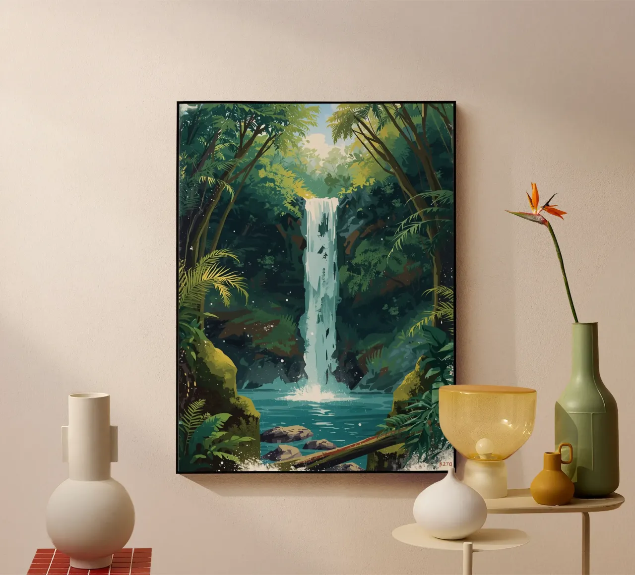 Giungla verticale a cascata plexiglass da uniqe world