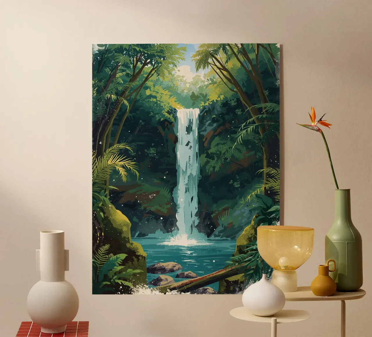 Giungla verticale a cascata plexiglass da uniqe world