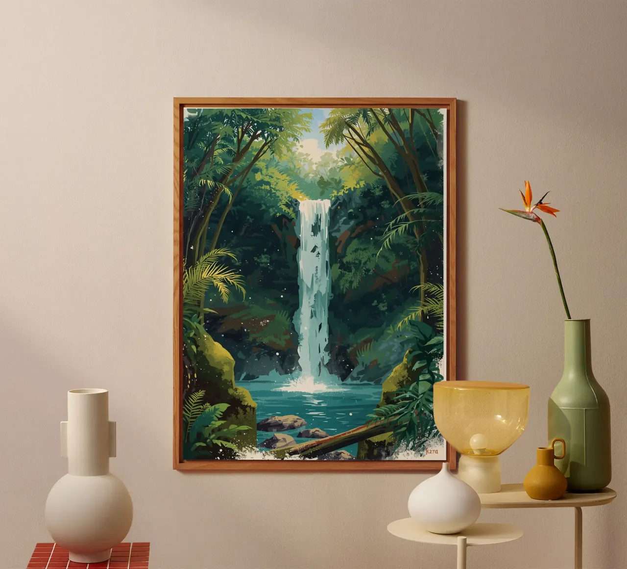 Giungla verticale a cascata alluminio dibond da uniqe world