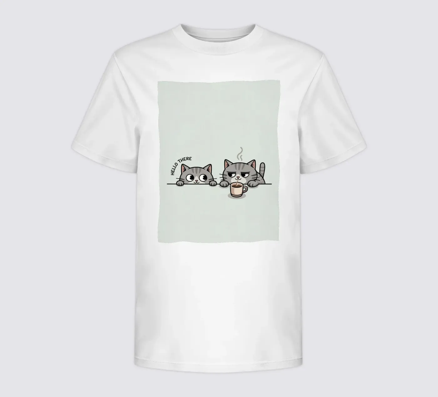 schattige kat kinder t-shirt van uniqe world