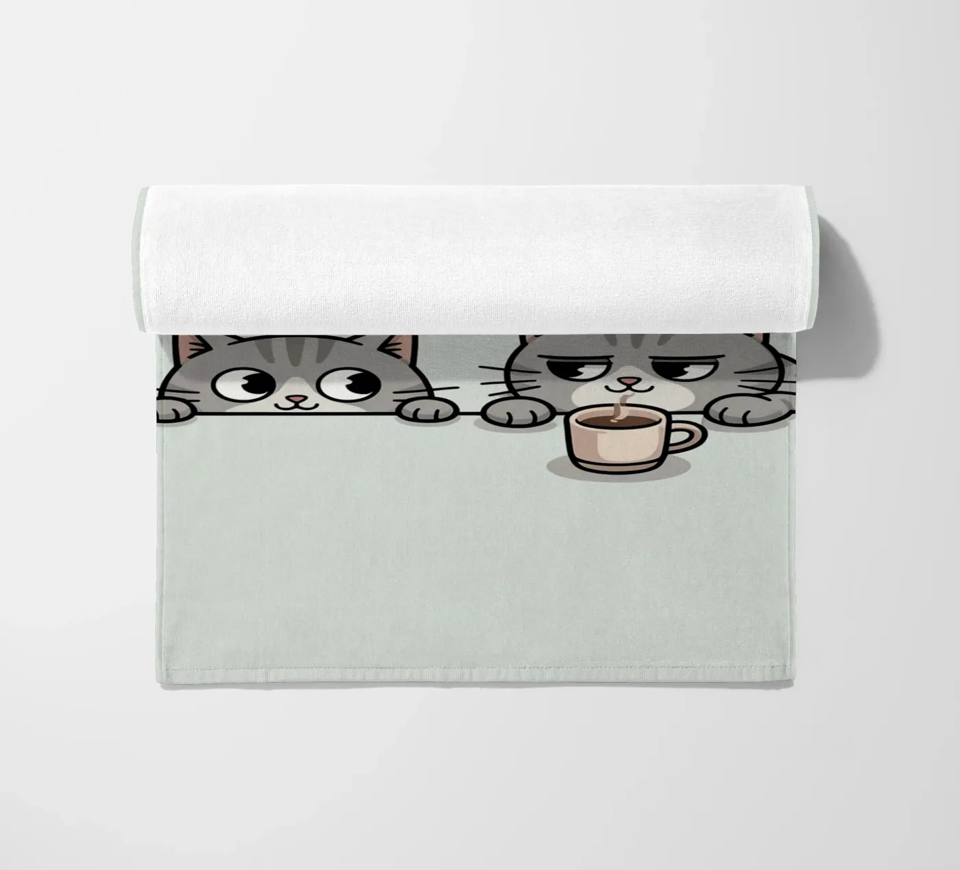 cute cat beach towel by uniqe world