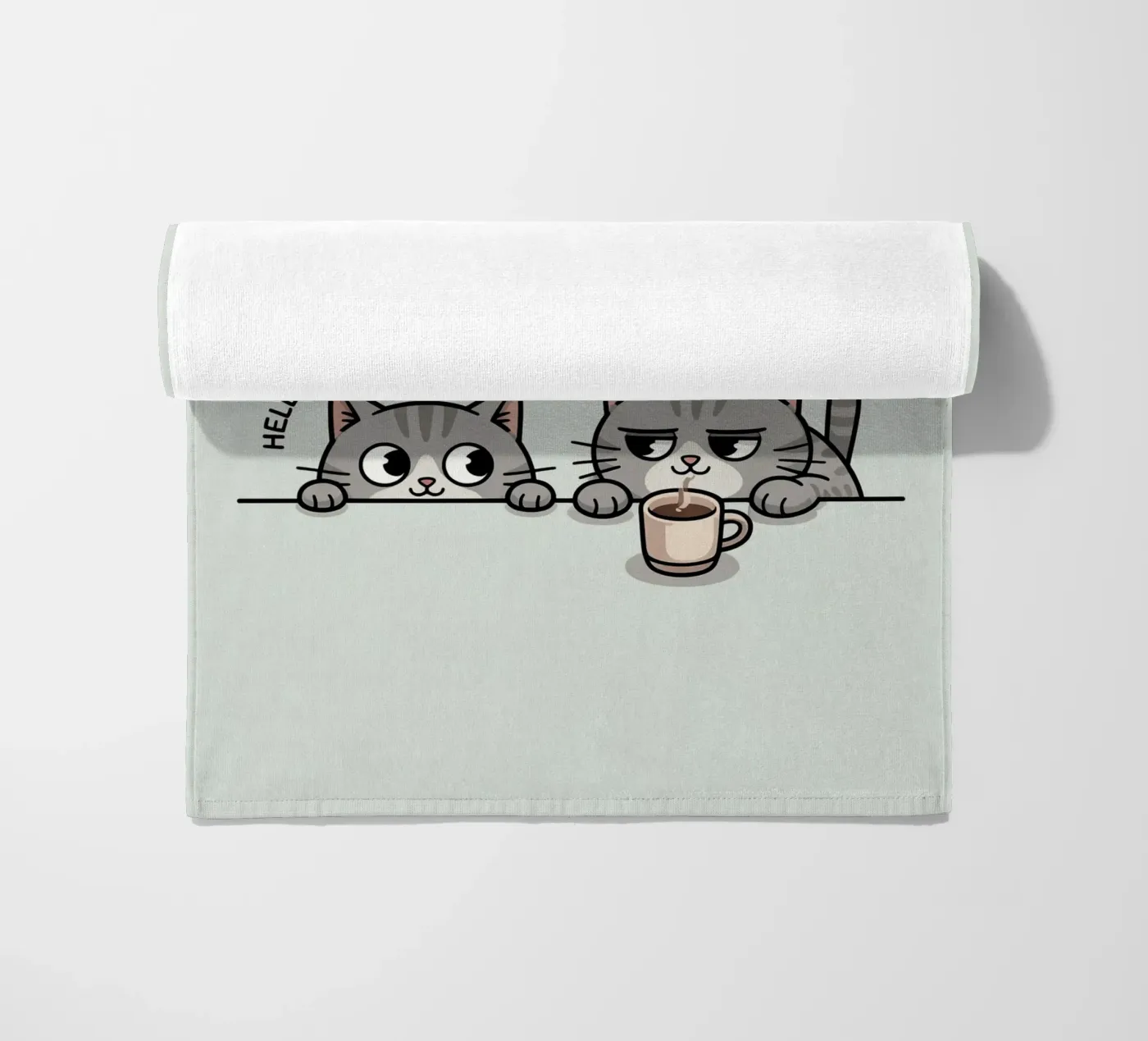 cute cat beach towel by uniqe world