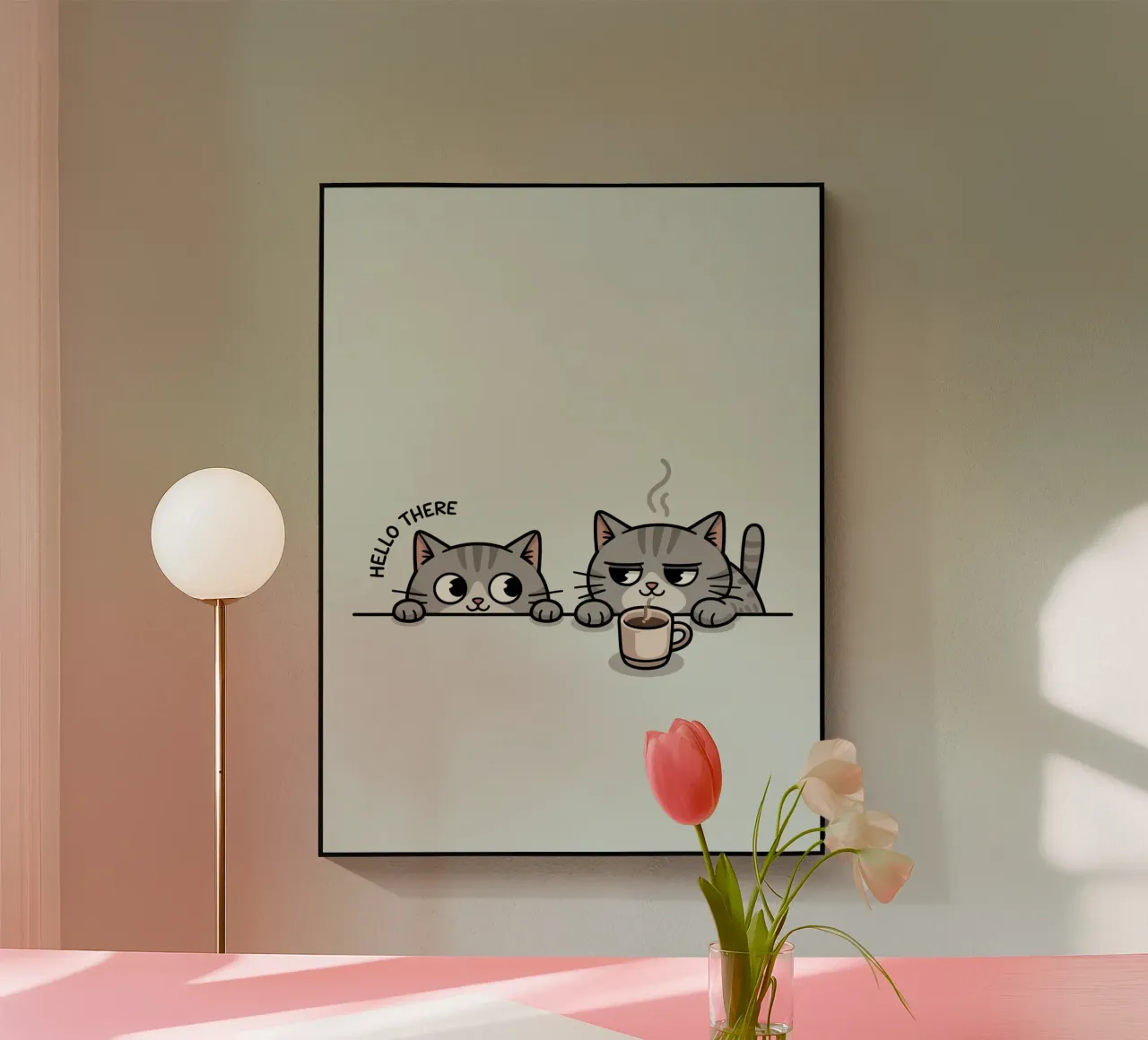 cute cat plexiglas de uniqe world