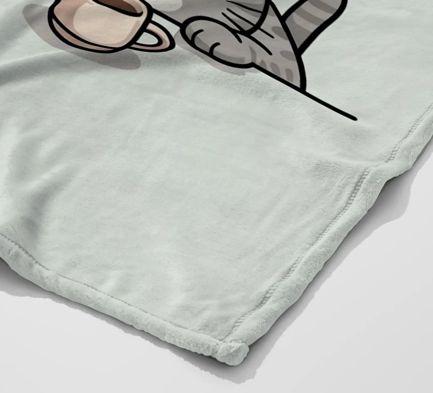 cute cat Fleecedecke von uniqe world