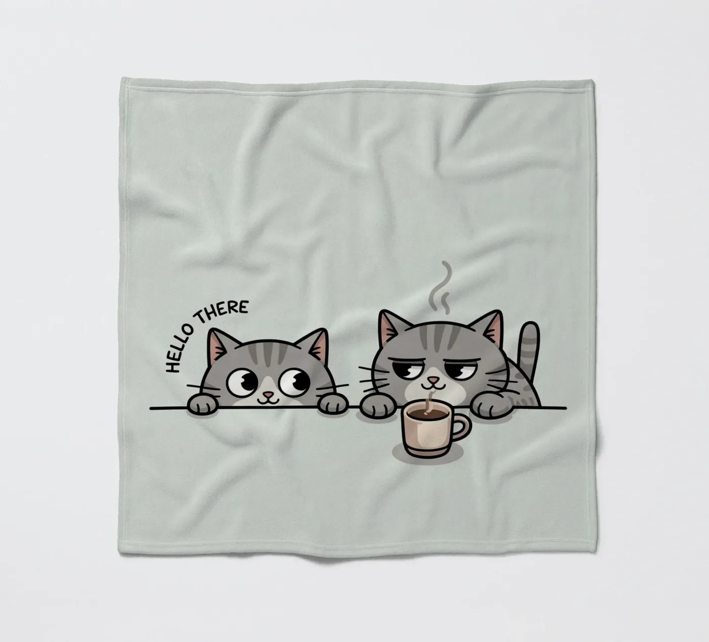 cute cat Fleecedecke von uniqe world
