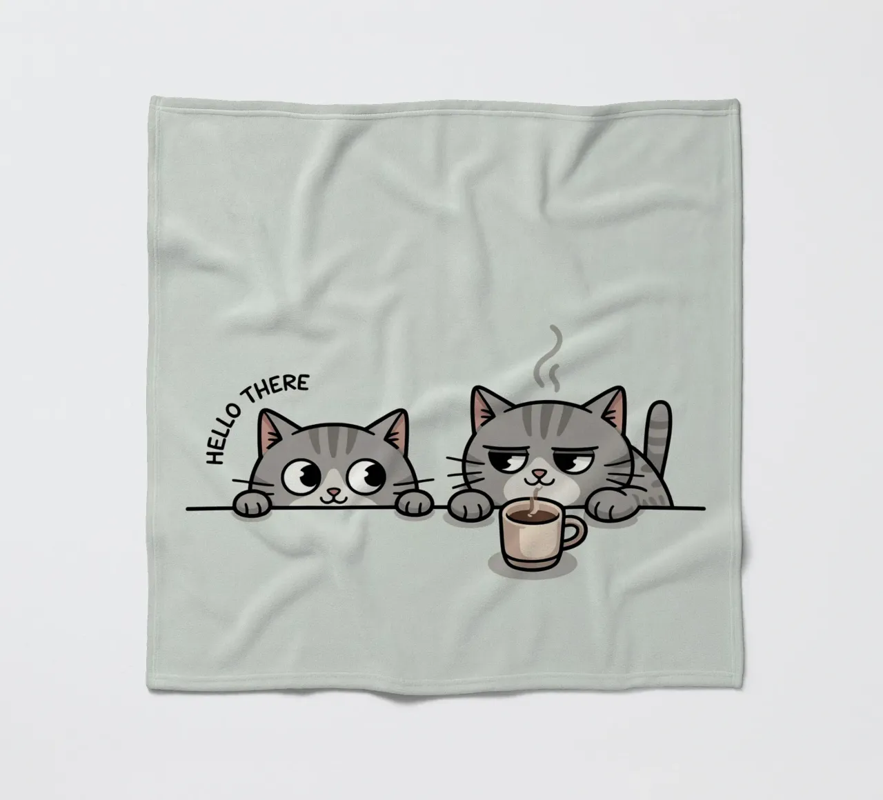 cute cat Fleecedecke von uniqe world